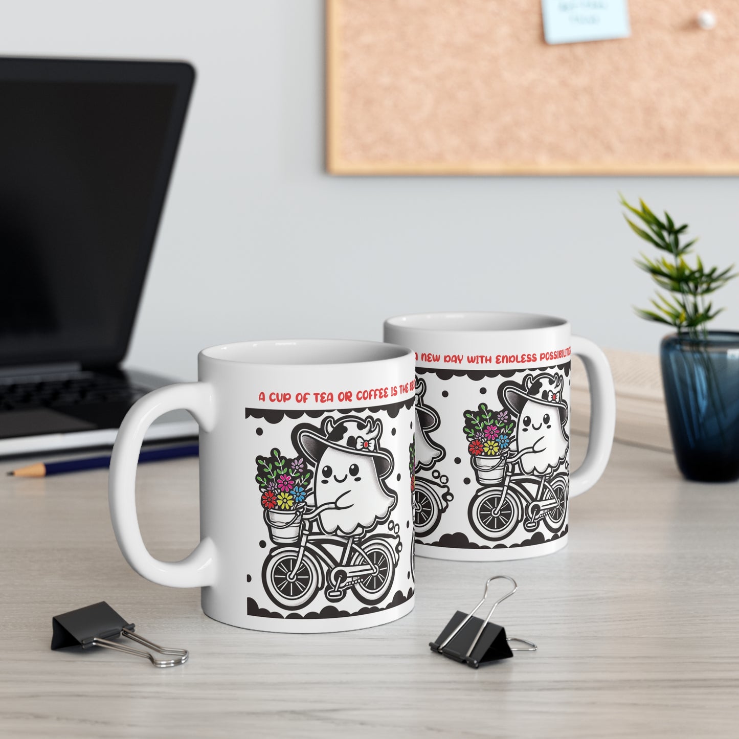 A cup of tea or coffee is the best way to start a new day with endless possibilities: Mug 11oz