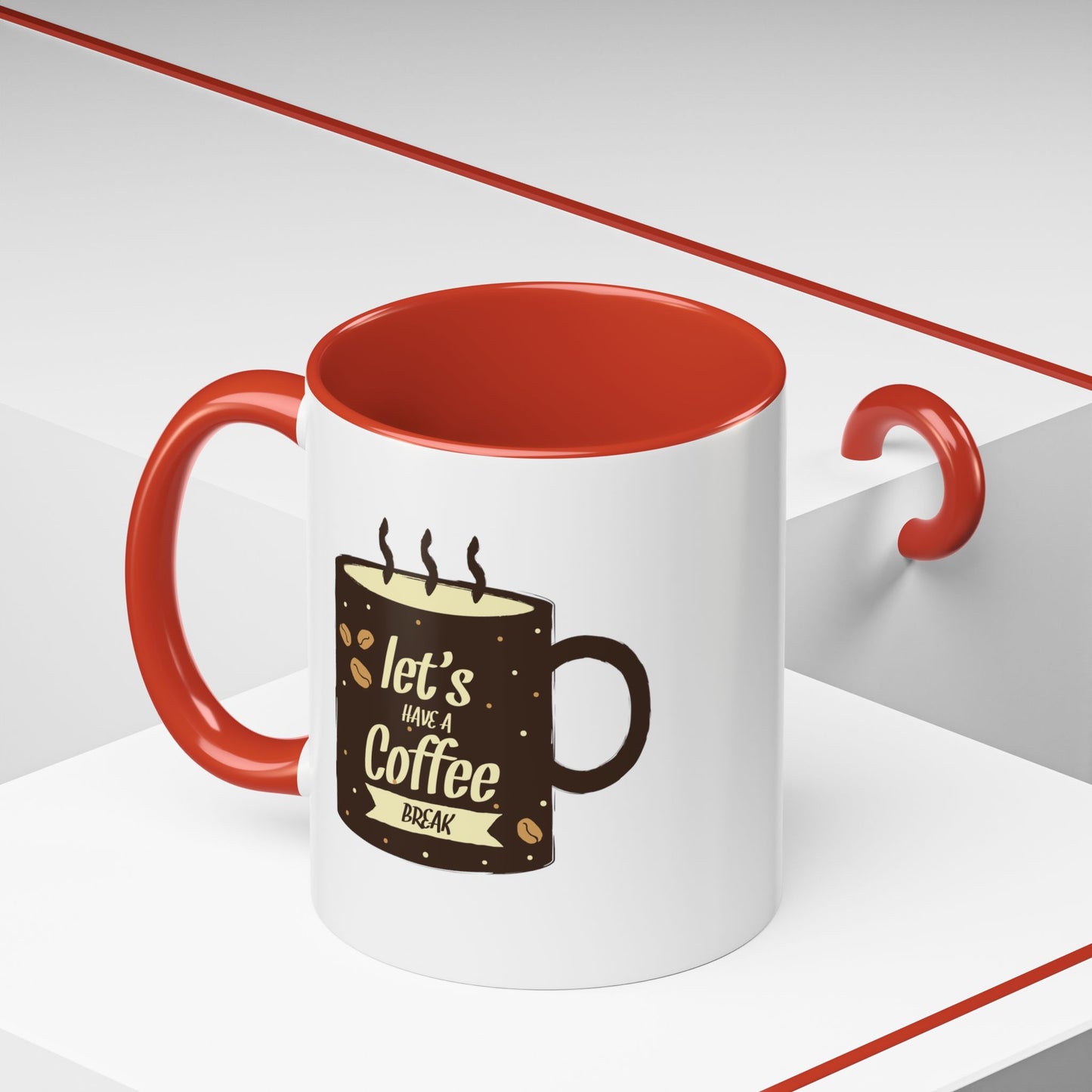 Let's Have a Coffee Break Accent Coffee Mug (11, 15oz)