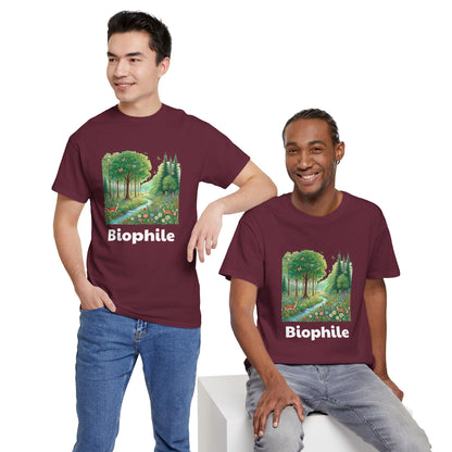 Nature Lover Unisex Tee - Biophile Earthy Tones Wildlife Graphic Shirt