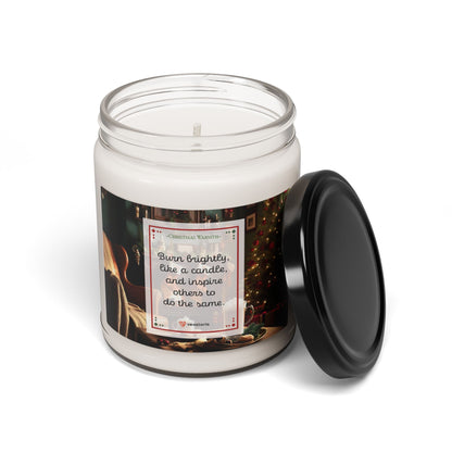 Christmas Warmth Scented Soy Candle, 9oz: 'Burn brightly, like a candle, and inspire others to do the same.'