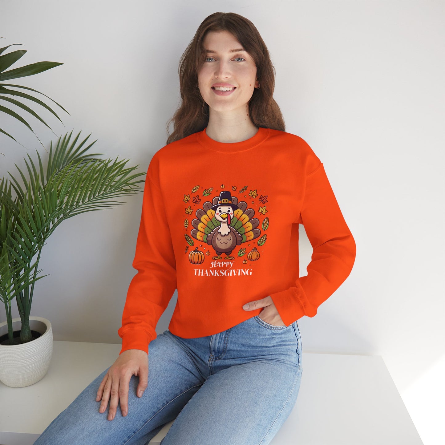 Thanksgiving Heavy Blend Crewneck Sweatshirt : Best for gift, present.