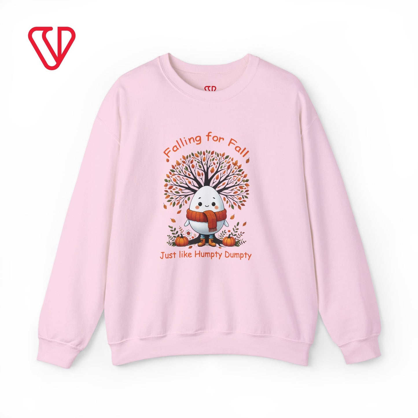 🍂 Celebrate Fall with a Twist! 🍂 Embrace the season with our Humpty Dumpty-inspired crewneck sweatshirt