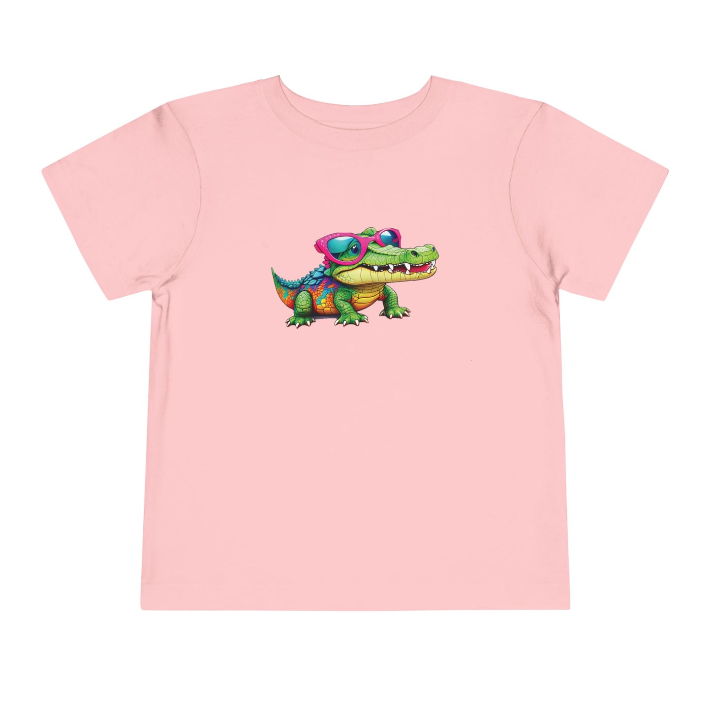 Cute Crocodile Toddler Short Sleeve Tee