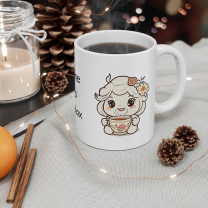 Adorable Character Mug 11oz - Vibrant & Durable Ceramic Coffee / Tea Cup