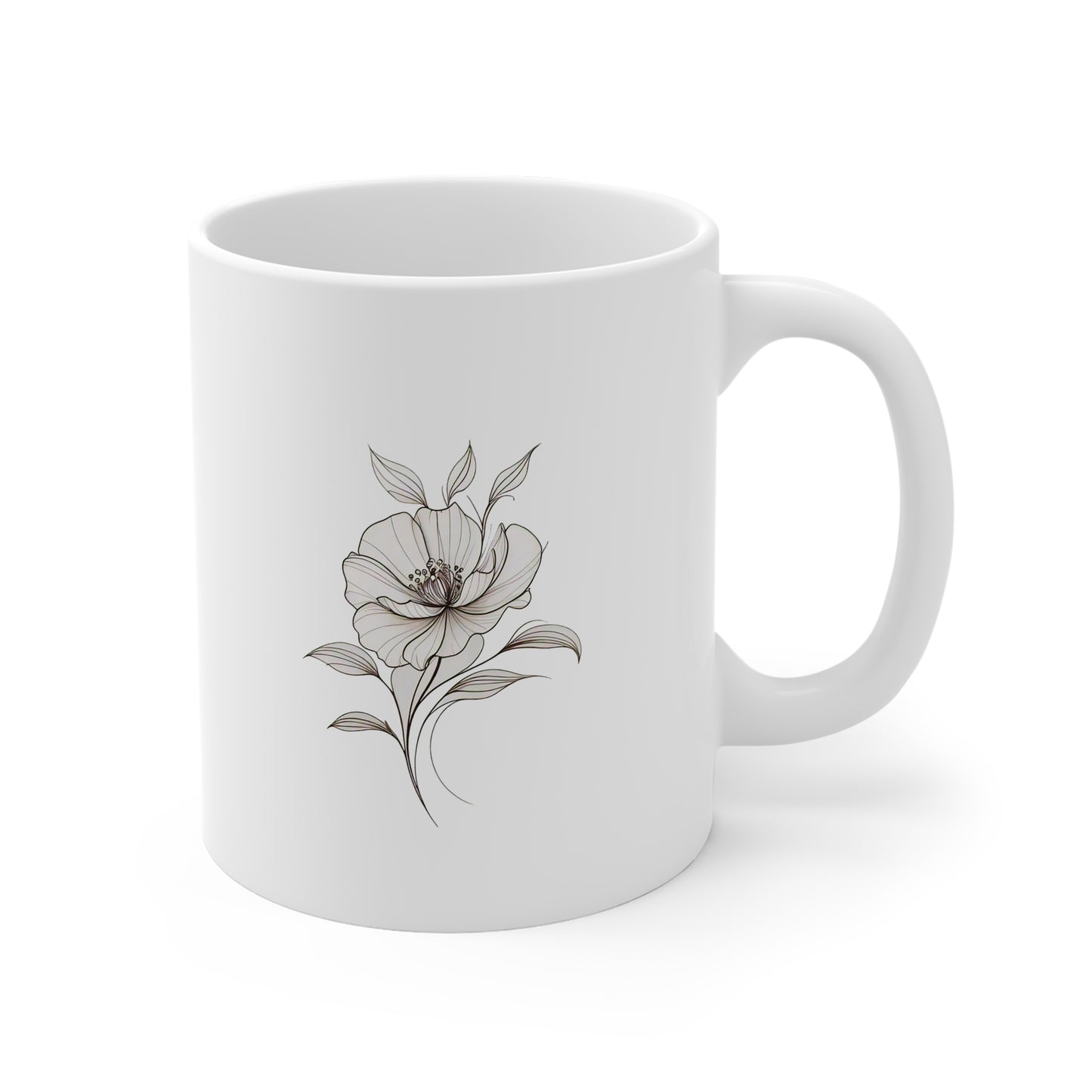 Rise & Shine Line Art Mug DS1.3- 11oz