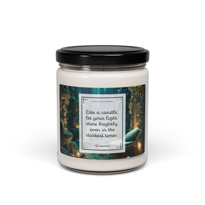 Atlantis Whisper Scented Soy Candle - 9oz: 'Like a candle, let your light  shine brightly, even in the darkest times'