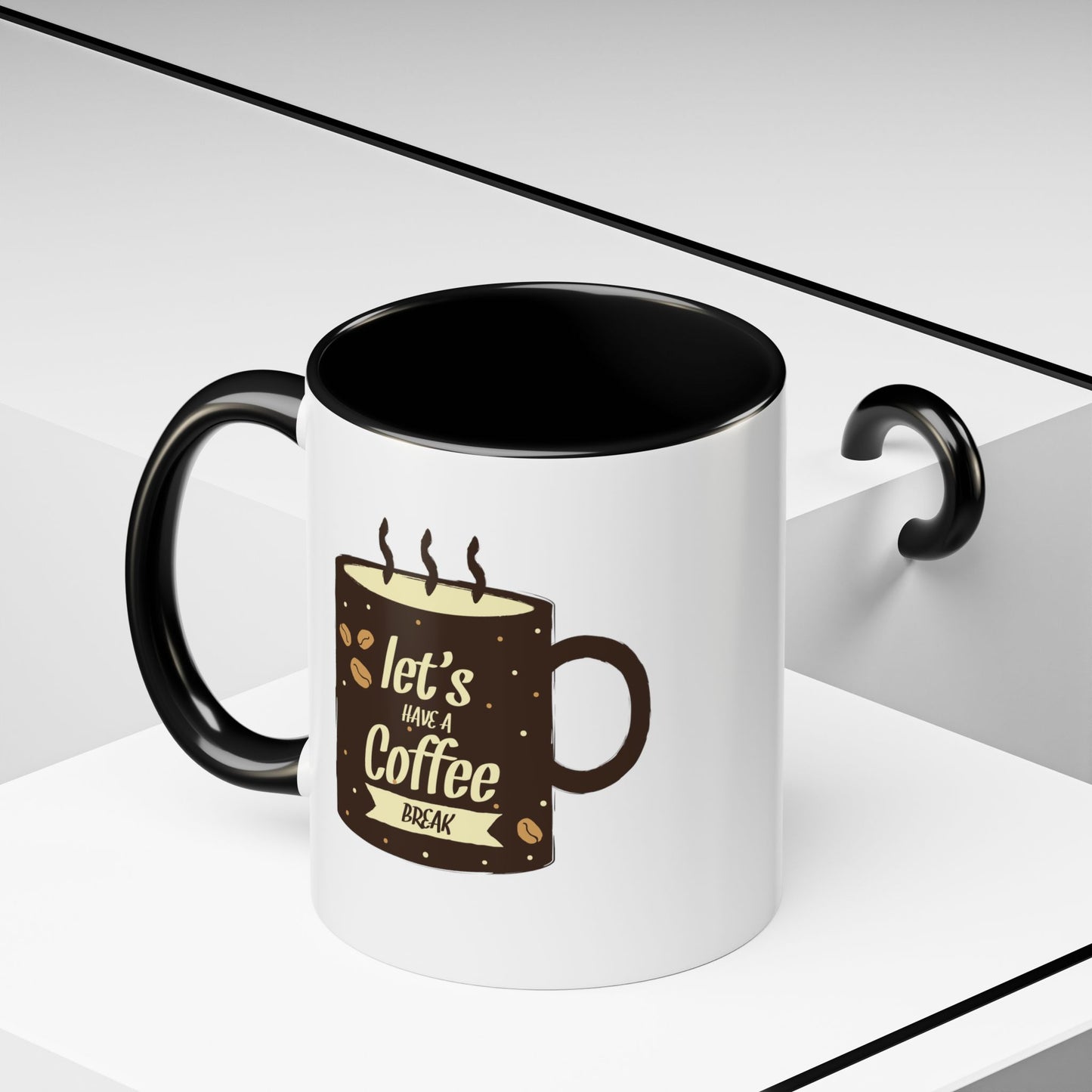 Let's Have a Coffee Break Accent Coffee Mug (11, 15oz)