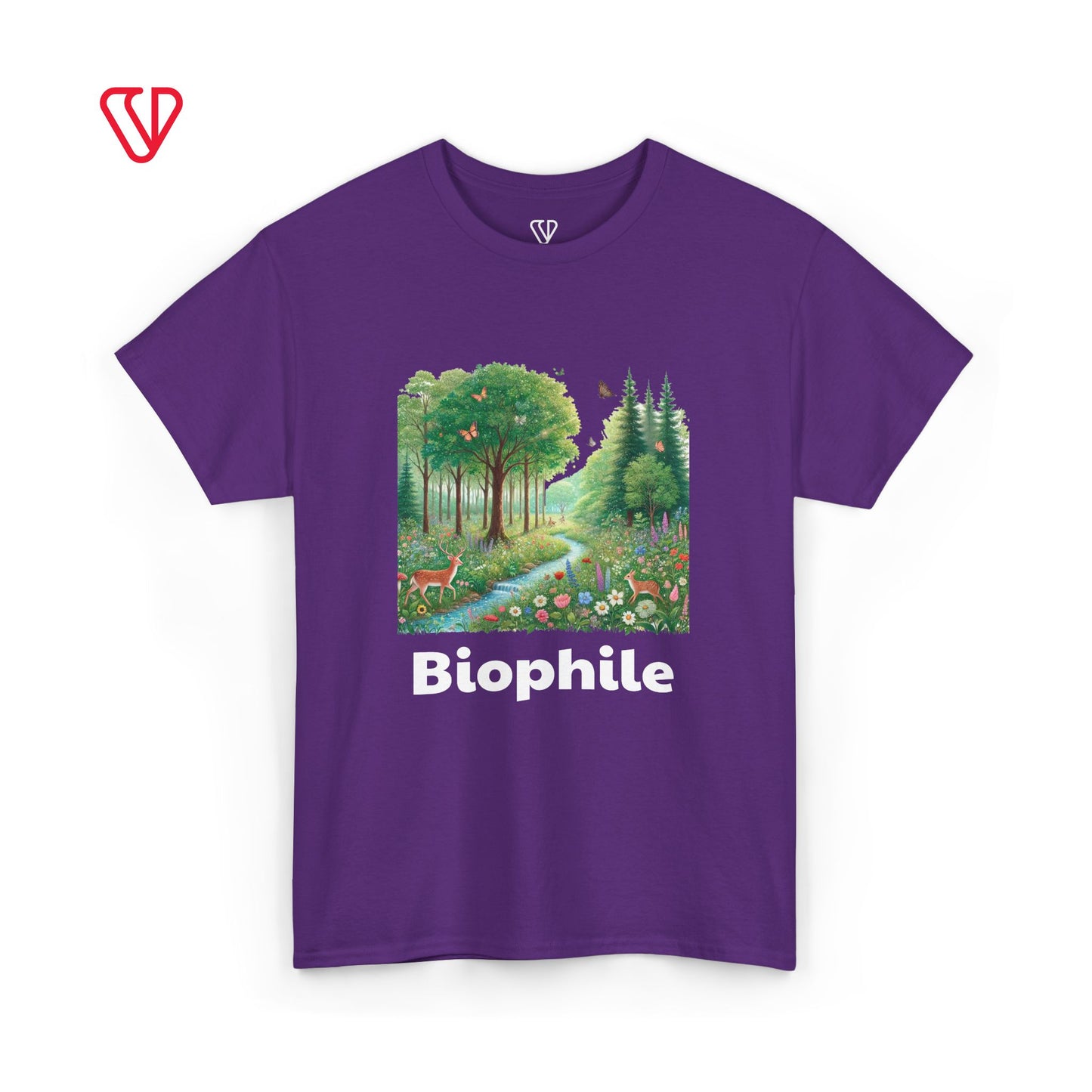 Nature Lover Unisex Tee - Biophile Earthy Tones Wildlife Graphic Shirt