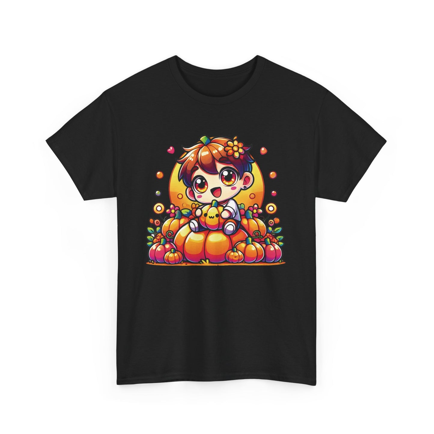 Pumped for Pumpkin Season: Embrace the Cozy Vibes with This Adorable, Squash-Tastic Design! Heavy Cotton Tee