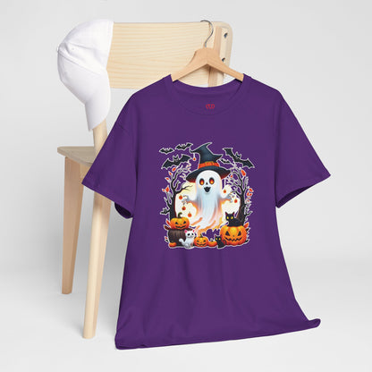 Halloween Ghost Cat Tee