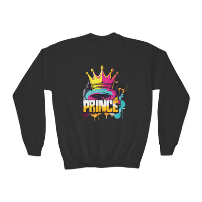 "PRINCE" Street Style Graffiti Crewneck Sweatshirt