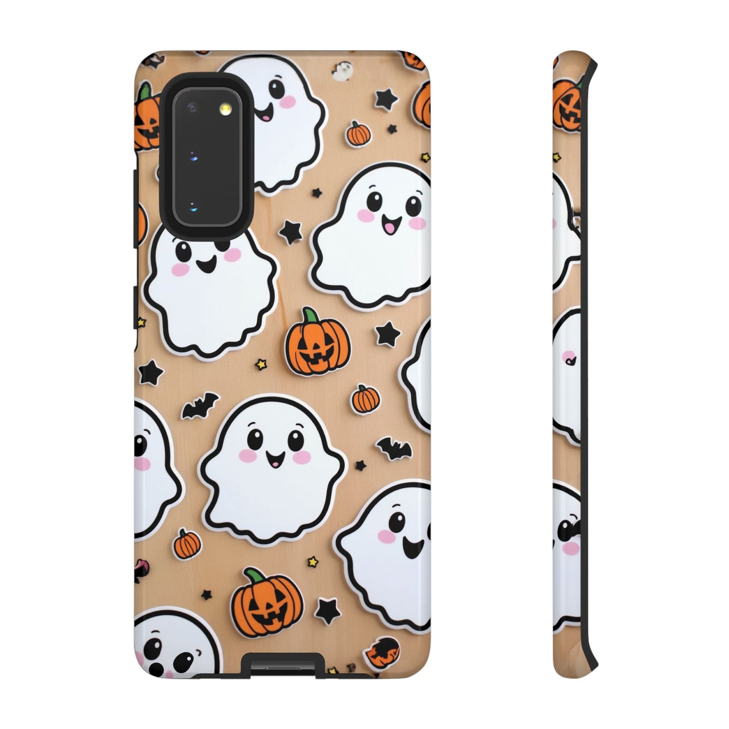 Phone Cases - Cute Ghost Pattern - Halloween Gift for iPhone 16, Samsung, Google Pixel