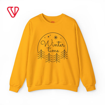 Winter Cozy Crewneck Sweatshirt - Comfy Fall Fashion Outfits 2024