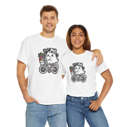 Ghostin' Around in Style Unisex Heavy Cotton Tee