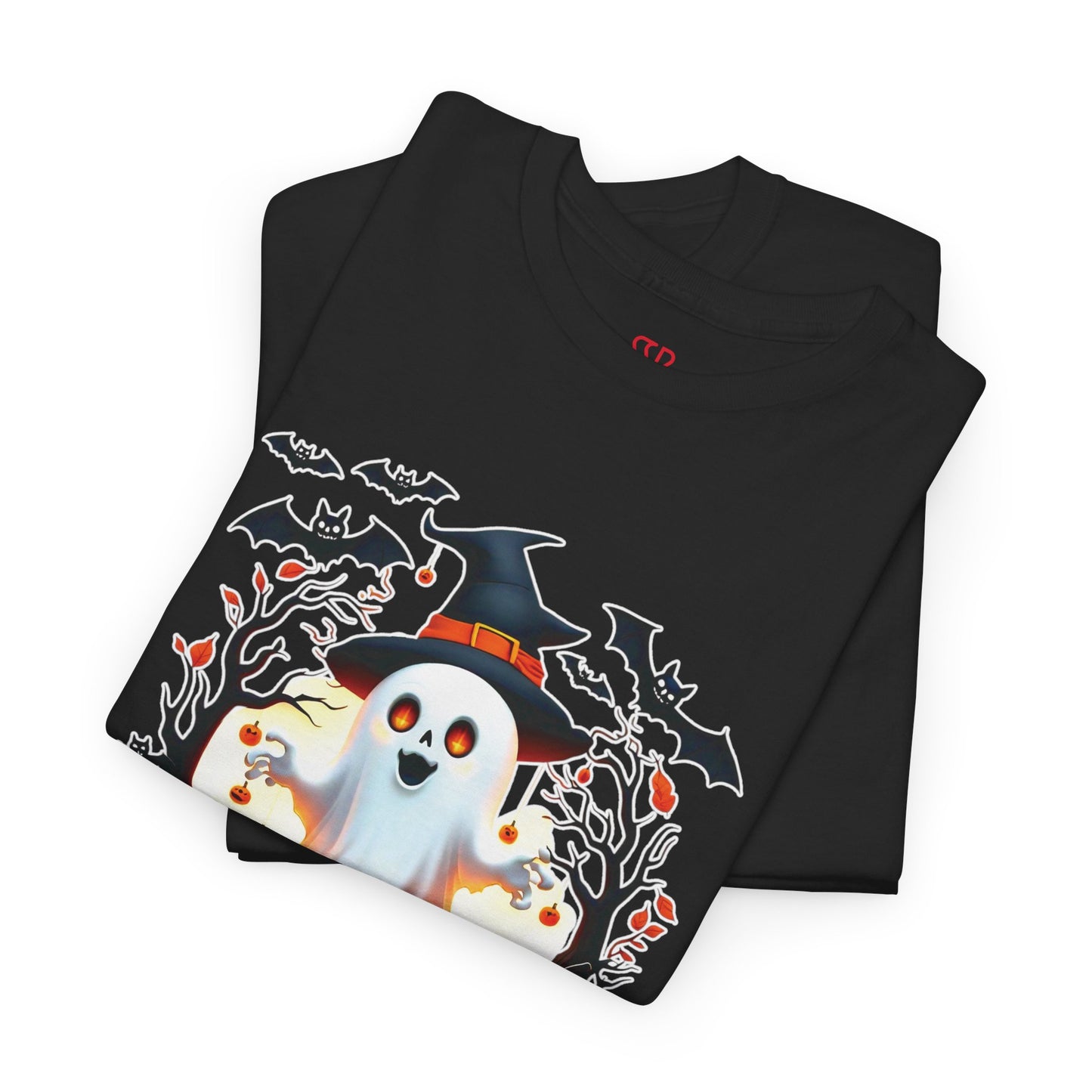 Halloween Ghost Cat Tee