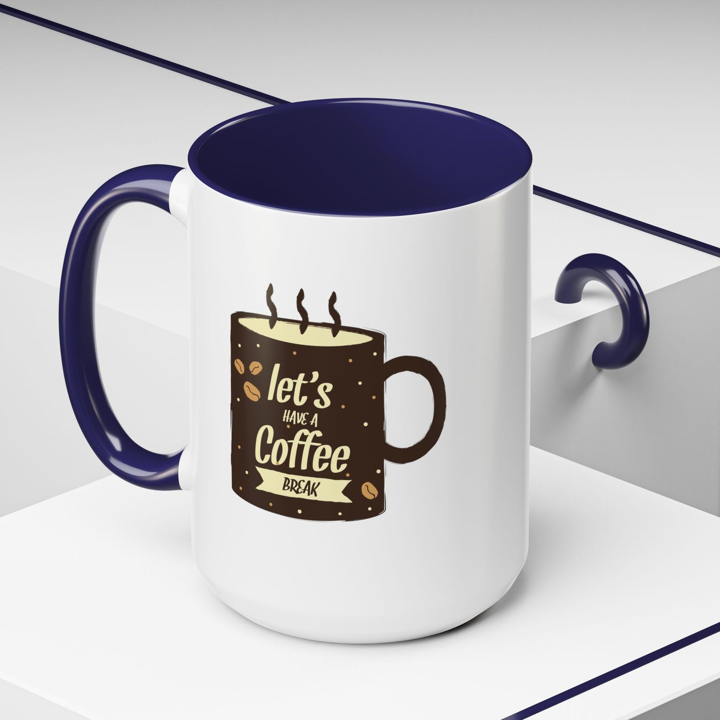 Let's Have a Coffee Break Accent Coffee Mug (11, 15oz)