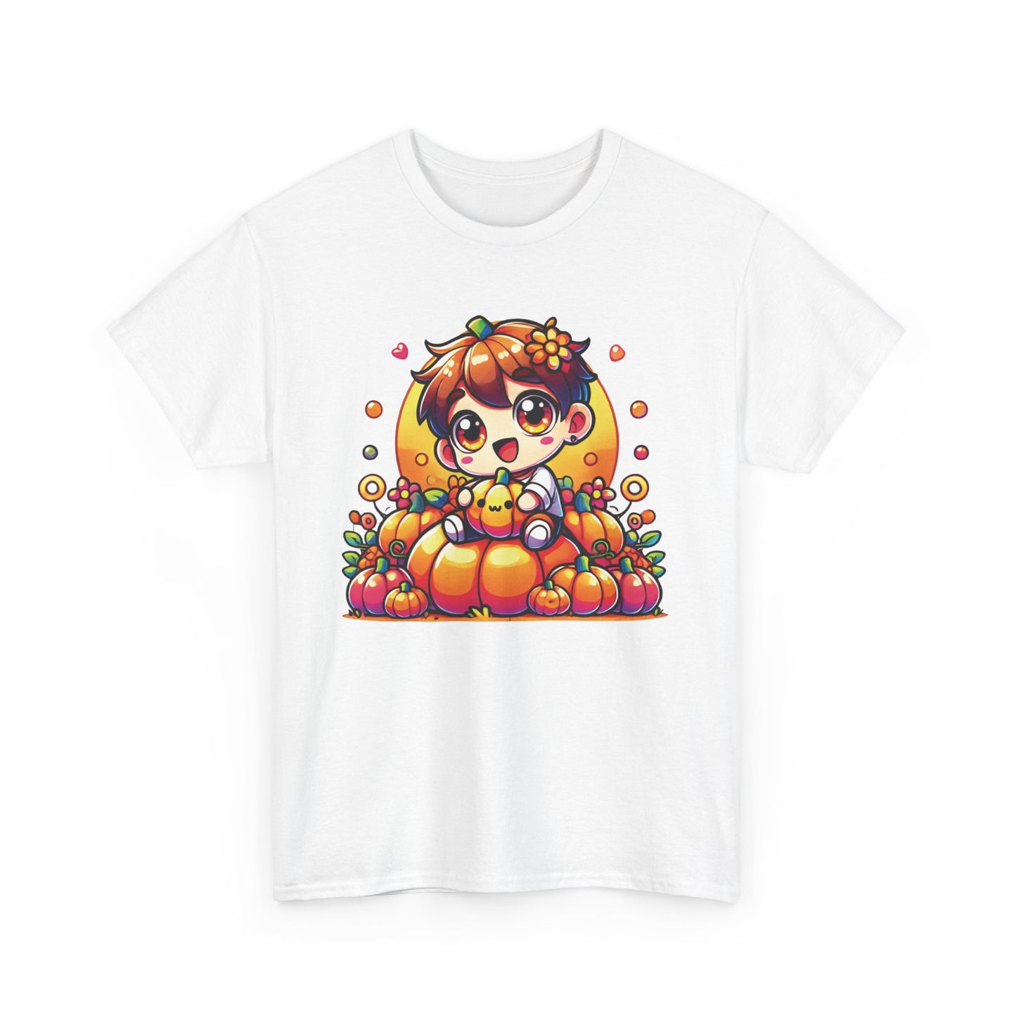 Pumped for Pumpkin Season: Embrace the Cozy Vibes with This Adorable, Squash-Tastic Design! Heavy Cotton Tee