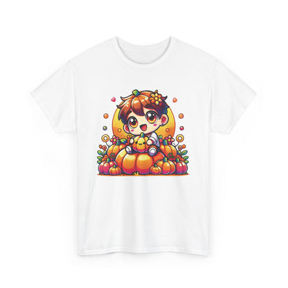 Pumped for Pumpkin Season: Embrace the Cozy Vibes with This Adorable, Squash-Tastic Design! Heavy Cotton Tee