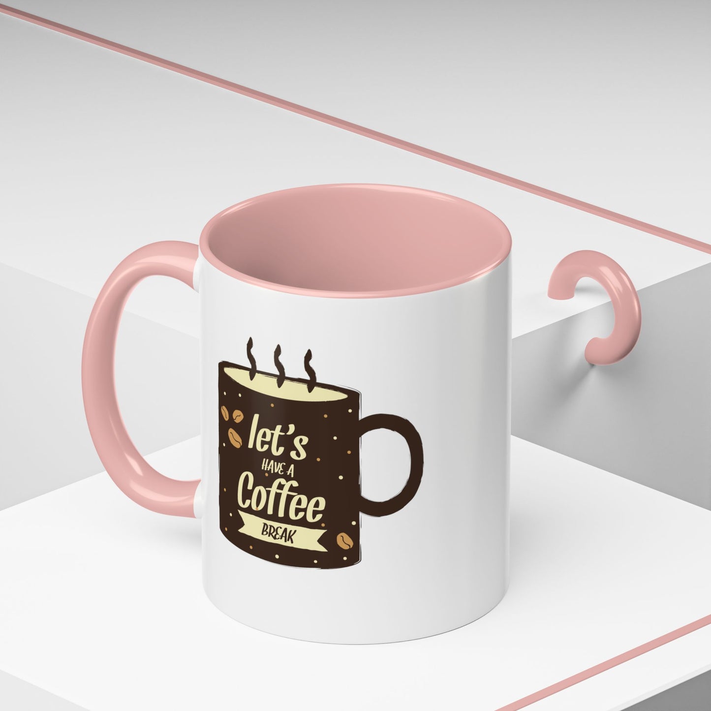 Let's Have a Coffee Break Accent Coffee Mug (11, 15oz)