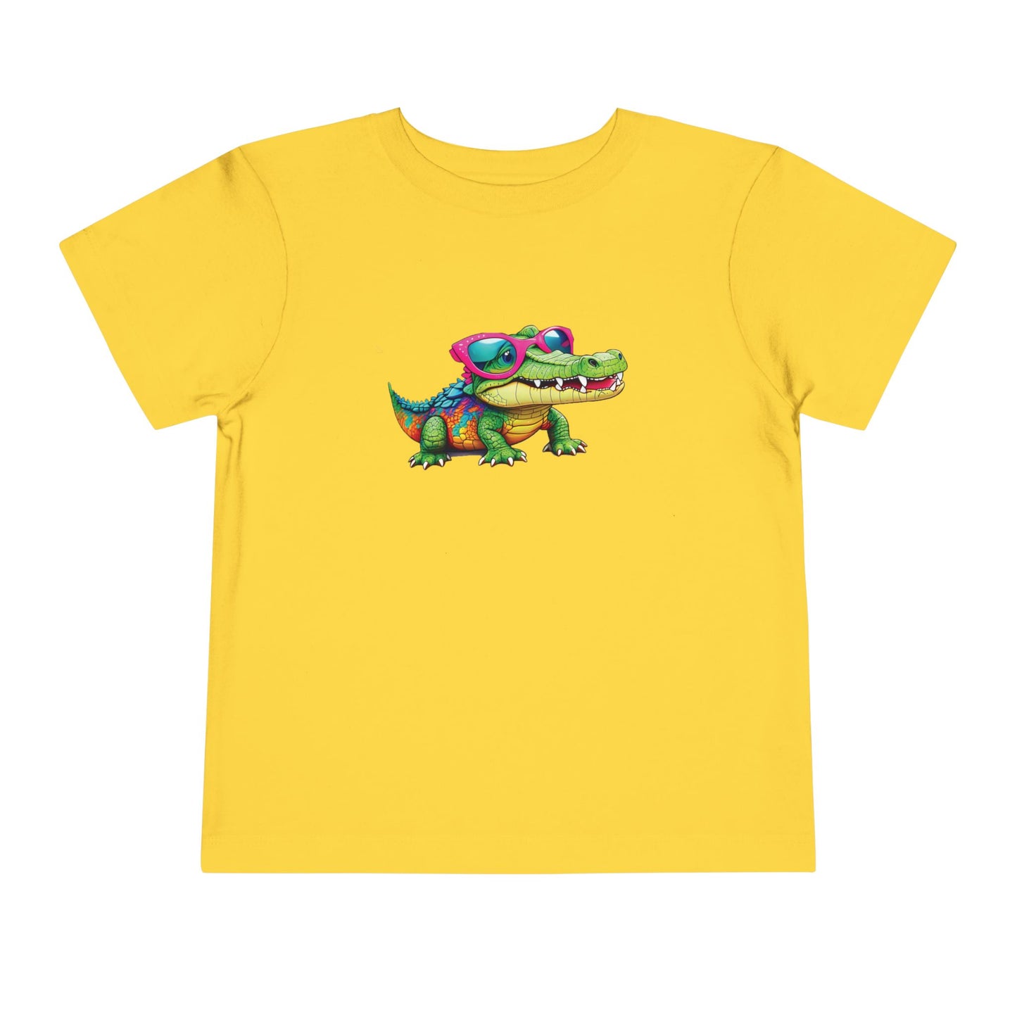 Cute Crocodile Toddler Short Sleeve Tee