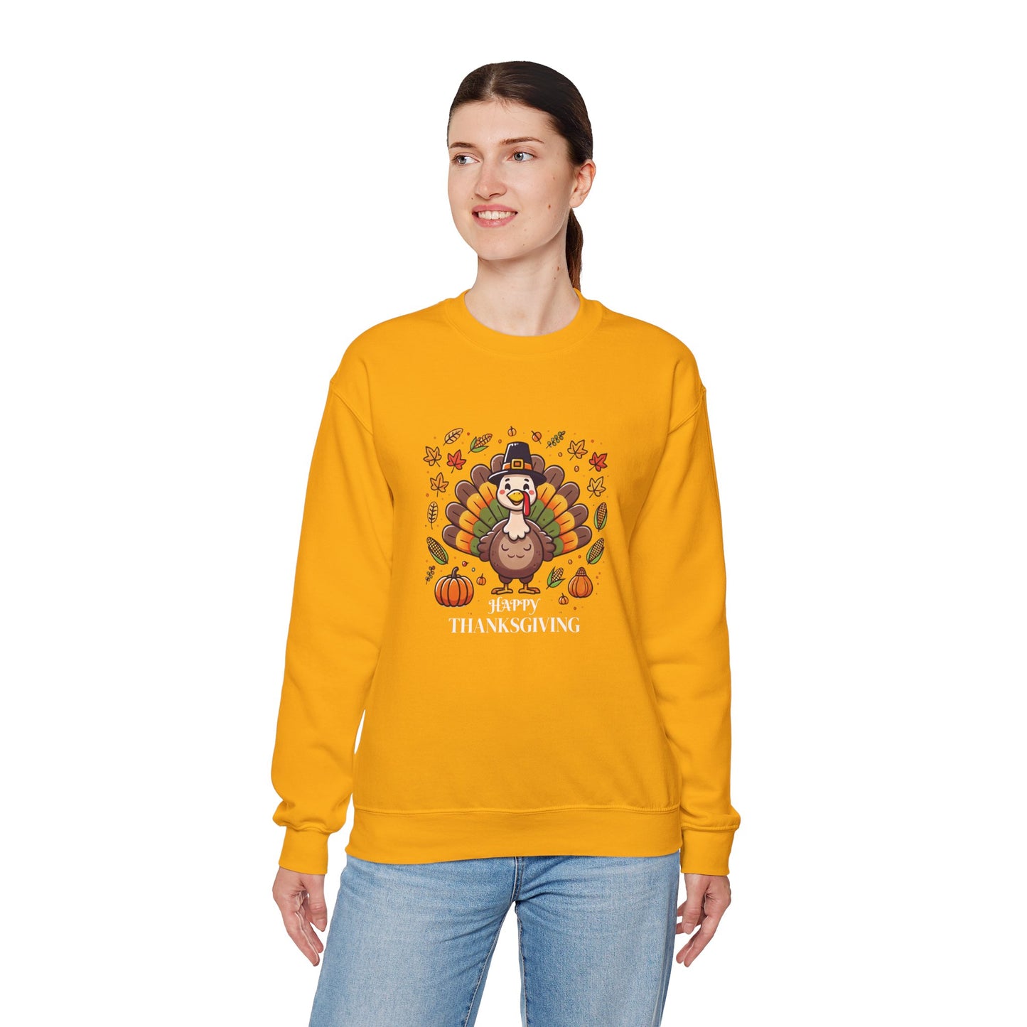 Thanksgiving Heavy Blend Crewneck Sweatshirt : Best for gift, present.