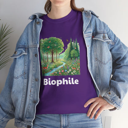 Nature Lover Unisex Tee - Biophile Earthy Tones Wildlife Graphic Shirt