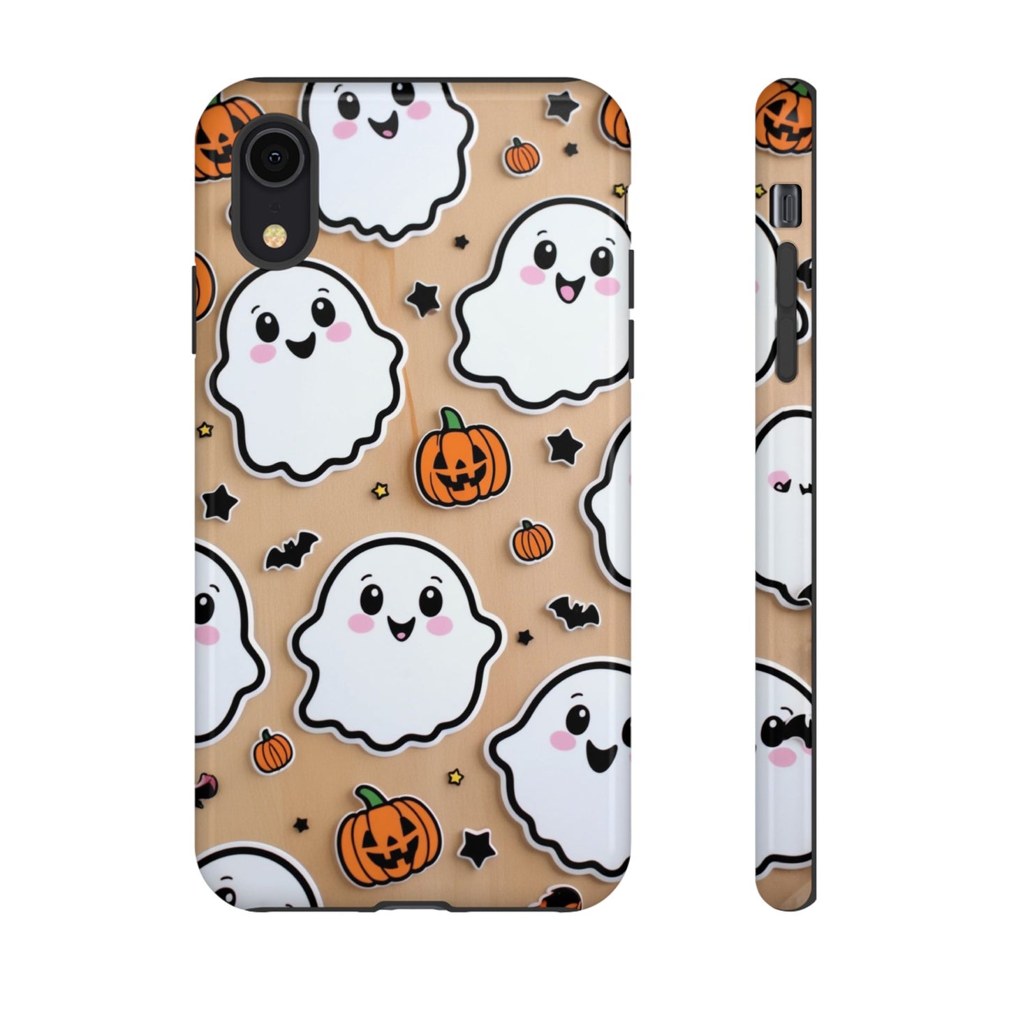 Phone Cases - Cute Ghost Pattern - Halloween Gift for iPhone 16, Samsung, Google Pixel