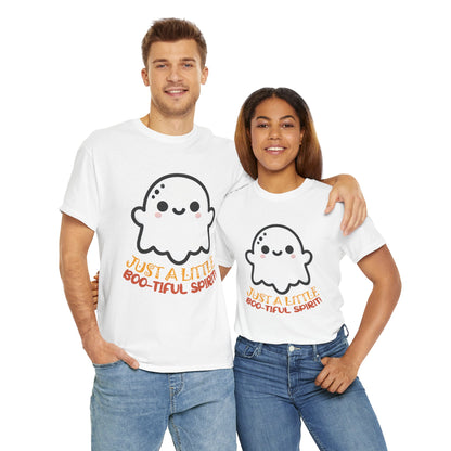 "Just a little boo-tiful spirit!" Unisex Heavy Cotton Tee