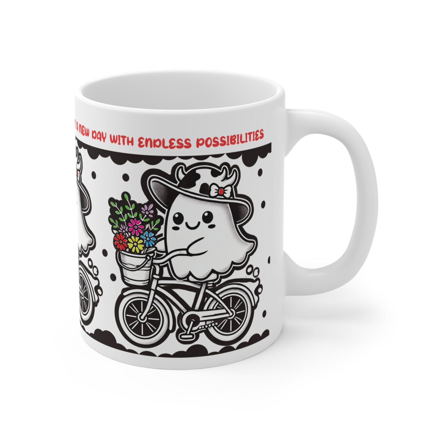 A cup of tea or coffee is the best way to start a new day with endless possibilities: Mug 11oz