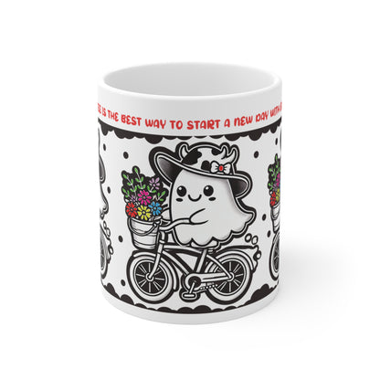 A cup of tea or coffee is the best way to start a new day with endless possibilities: Mug 11oz