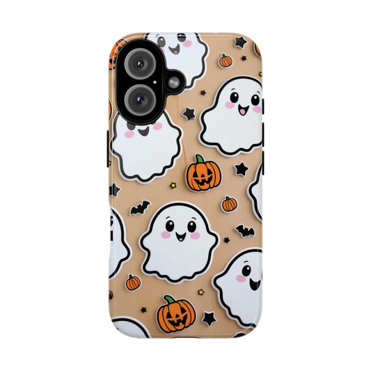 Phone Cases - Cute Ghost Pattern - Halloween Gift for iPhone 16, Samsung, Google Pixel