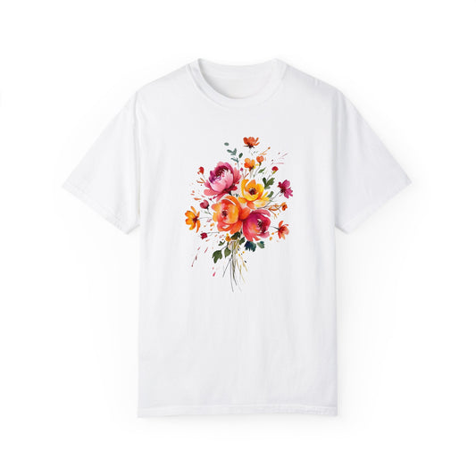 Floral Dreams Garment-Dyed T-shirt