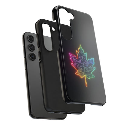 Tough Phone Cases - Neon Detailed Minimalist Design for iPhone & Samsung