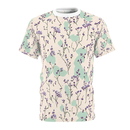 Elegant Pastel Floral Seamless Pattern Women's Tee