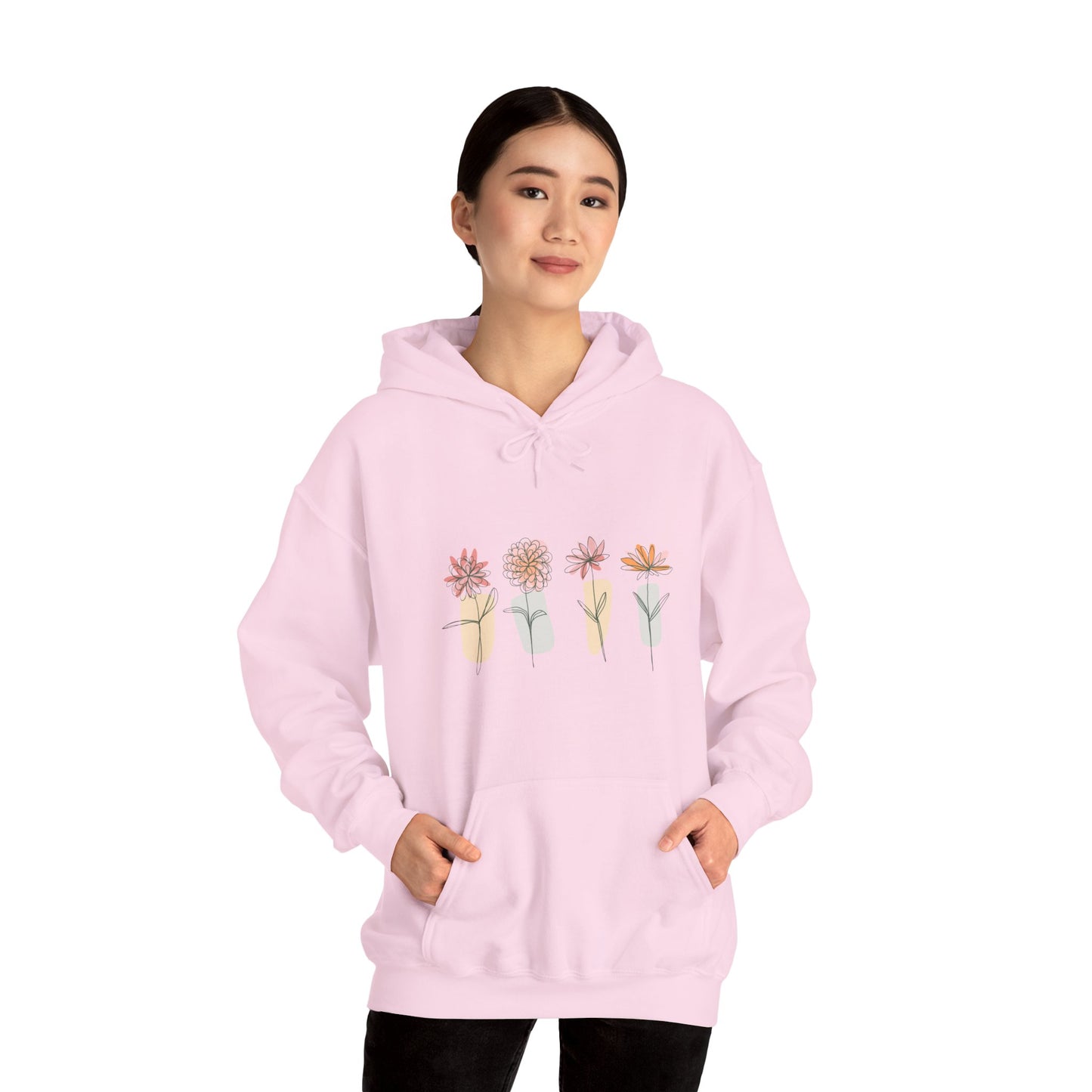 Floral Hooded Sweatshirt - Winter Collection Gift