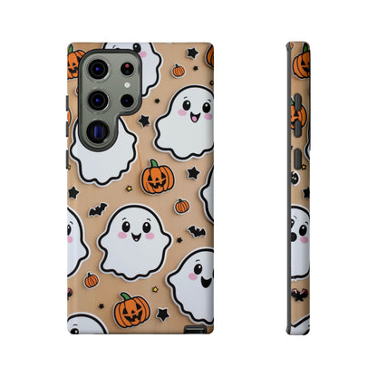 Phone Cases - Cute Ghost Pattern - Halloween Gift for iPhone 16, Samsung, Google Pixel