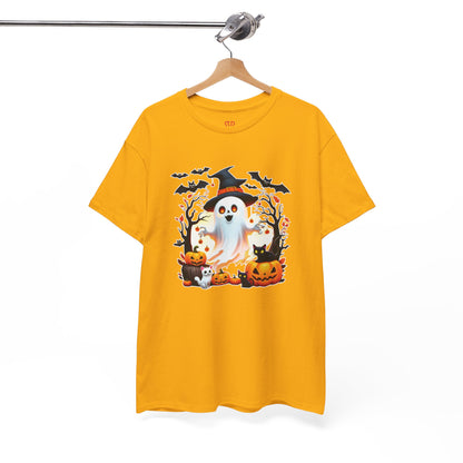 Halloween Ghost Cat Tee