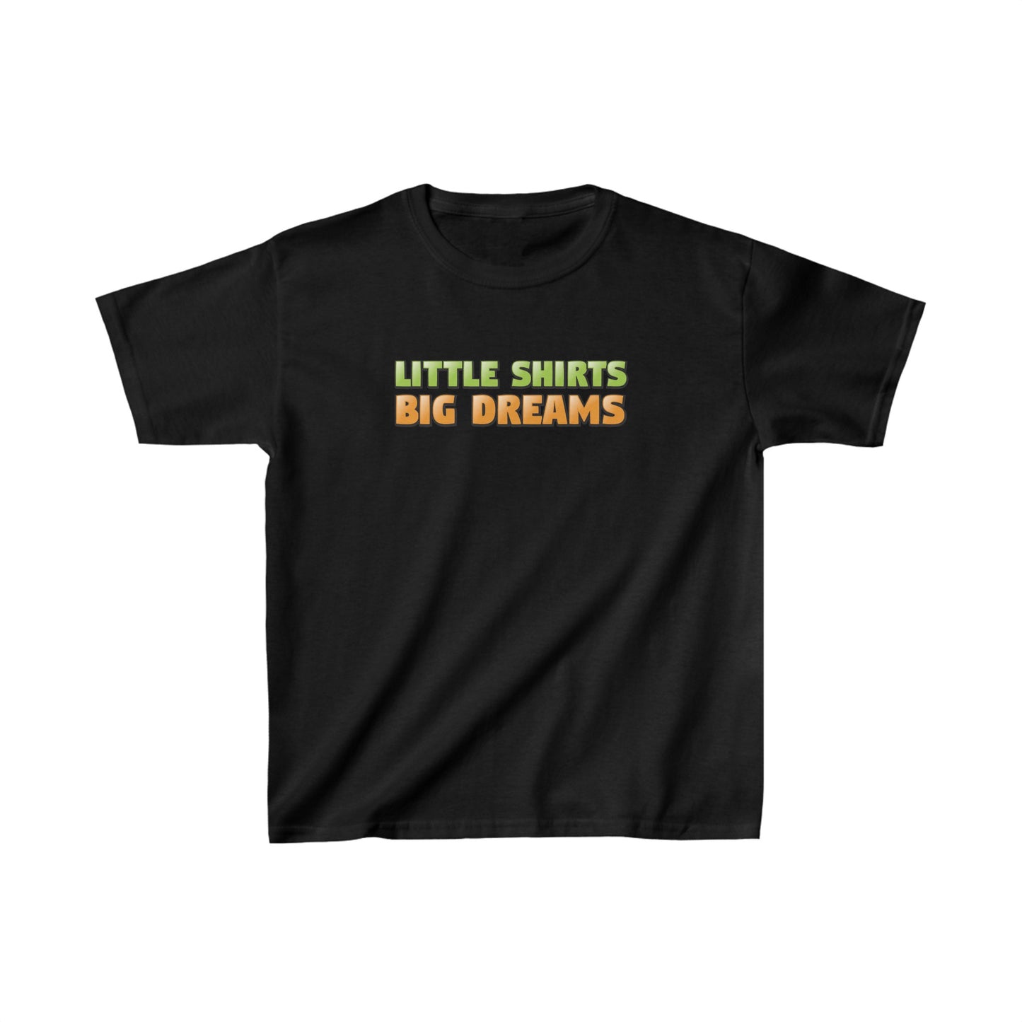 "Little Shirts, Big Dreams" Kids Heavy Cotton™ Tee