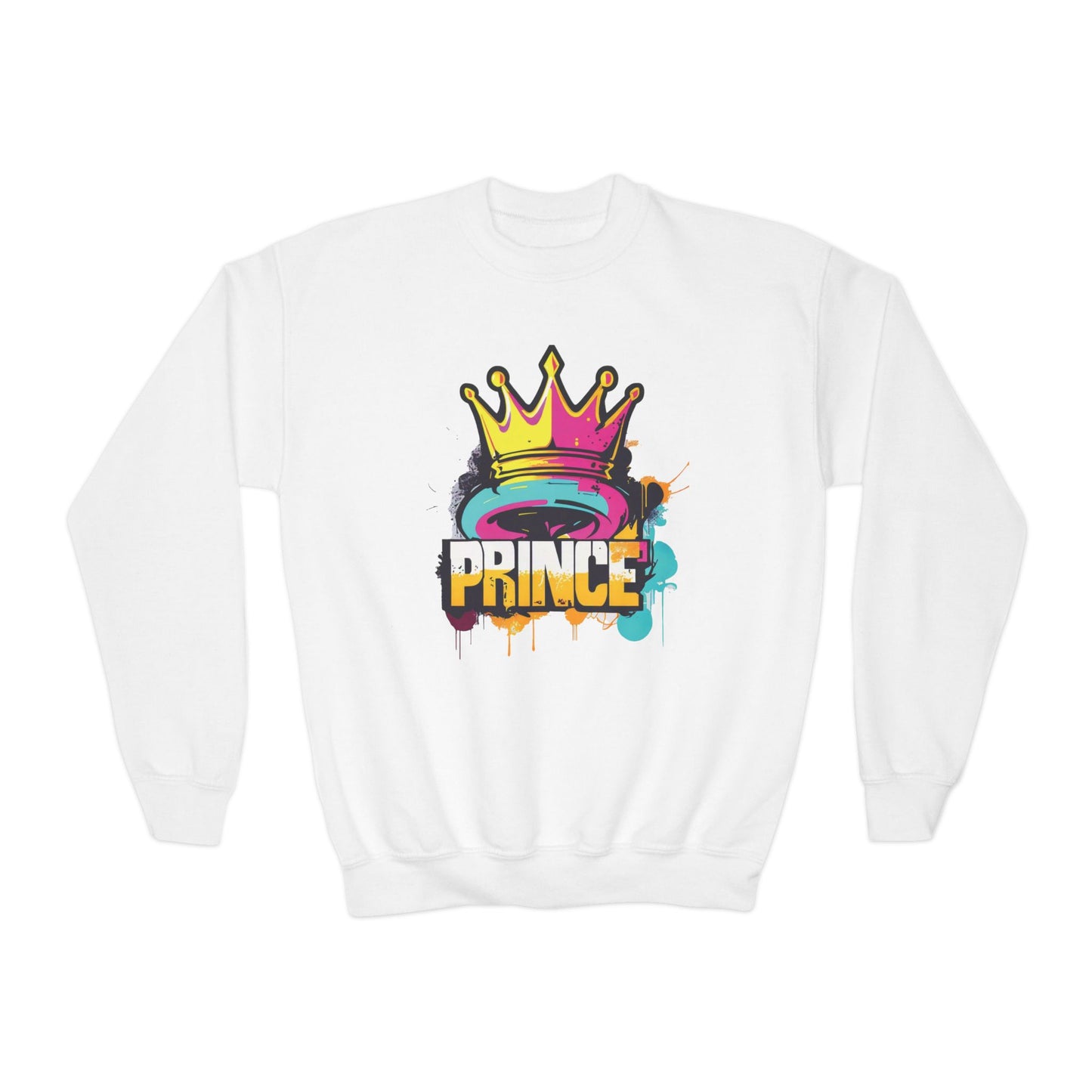 "PRINCE" Street Style Graffiti Crewneck Sweatshirt