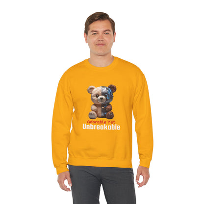 "Adorable yet Unbreakable" Crewneck Sweatshirt