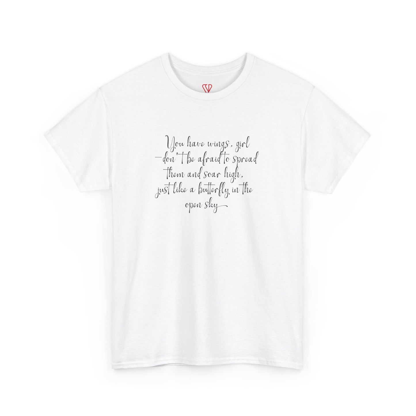 Butterfly Dreams: Empowered Tee for Confident Girls