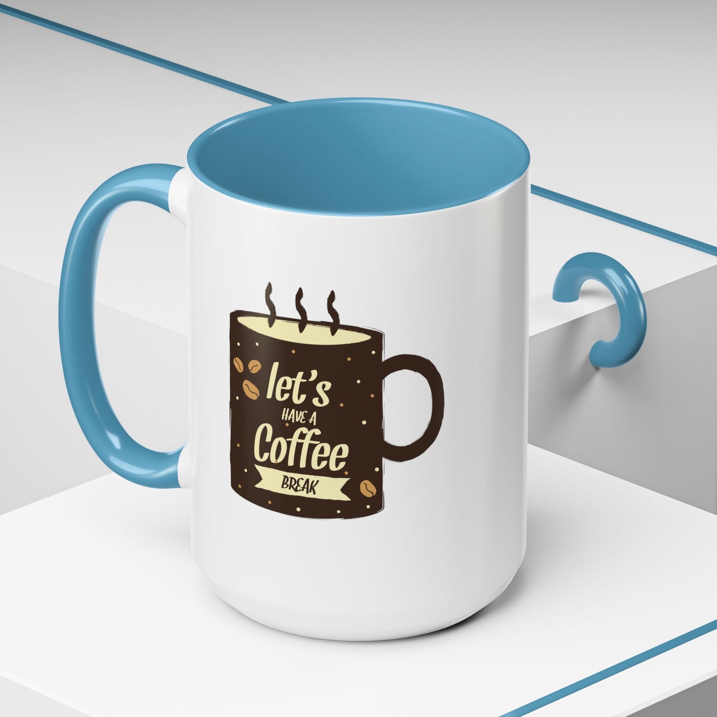 Let's Have a Coffee Break Accent Coffee Mug (11, 15oz)