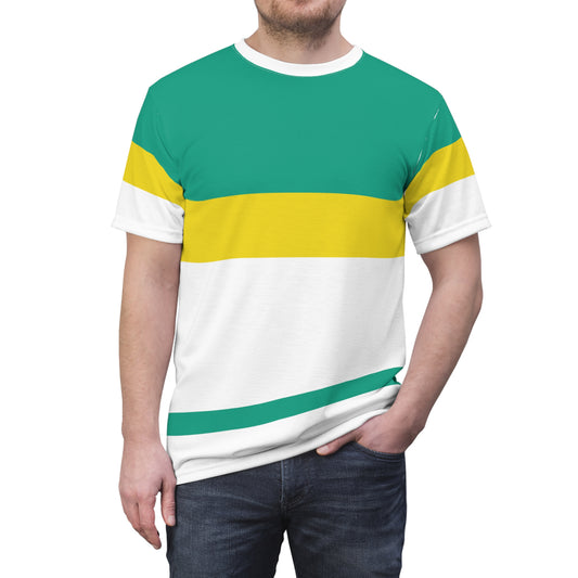 Classic Comfort: The Vexaloria Tri-Color T-Shirt