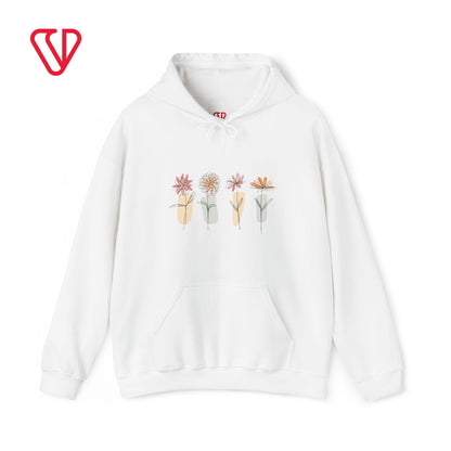 Floral Hooded Sweatshirt - Winter Collection Gift