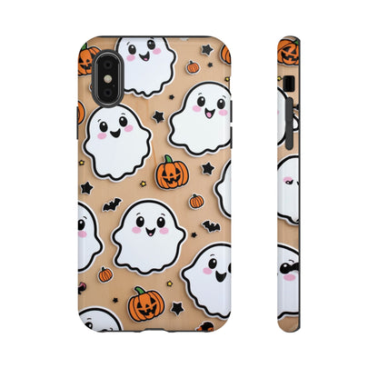 Phone Cases - Cute Ghost Pattern - Halloween Gift for iPhone 16, Samsung, Google Pixel