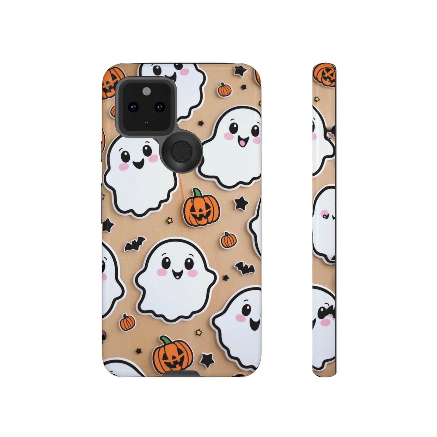 Phone Cases - Cute Ghost Pattern - Halloween Gift for iPhone 16, Samsung, Google Pixel