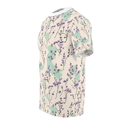 Elegant Pastel Floral Seamless Pattern Women's Tee