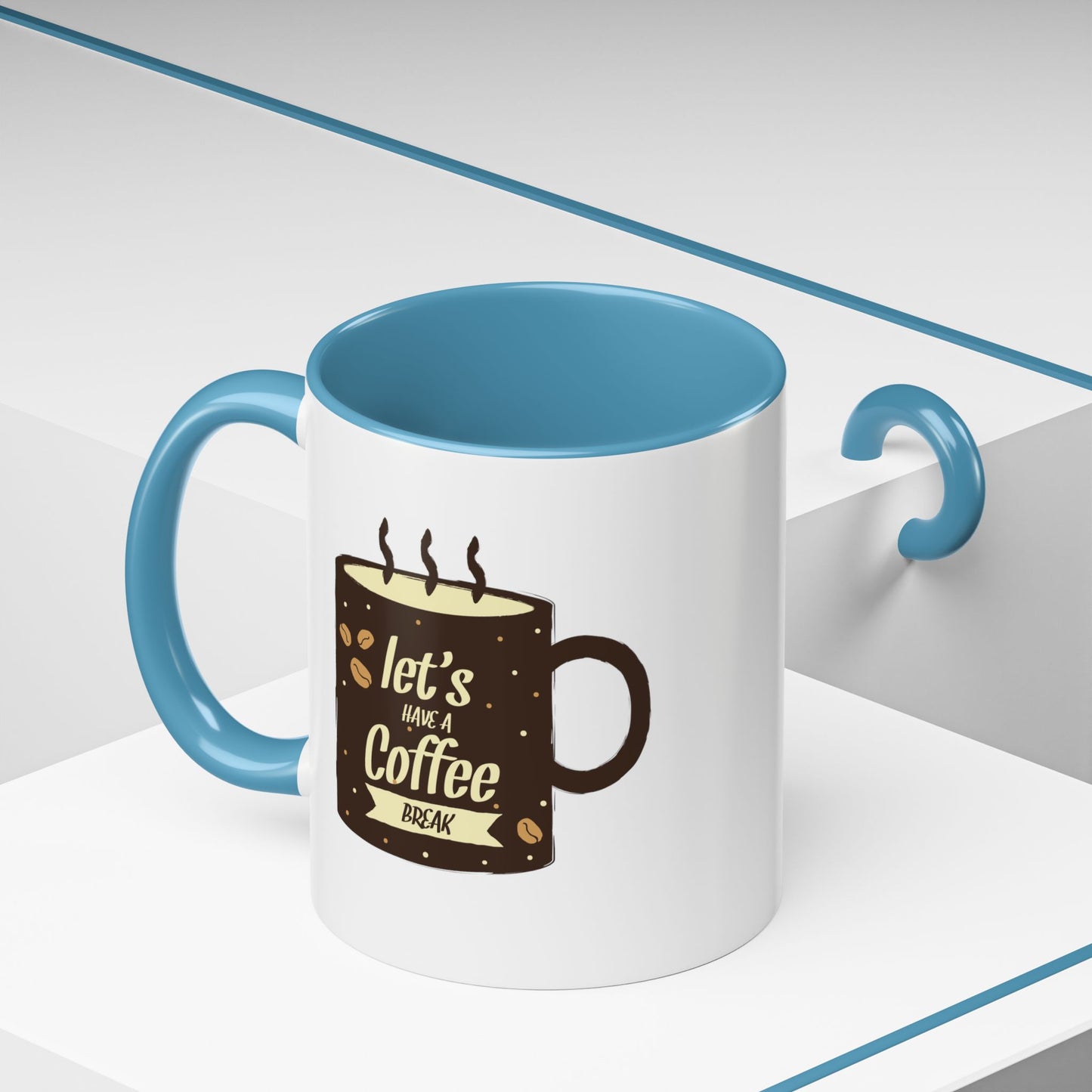 Let's Have a Coffee Break Accent Coffee Mug (11, 15oz)