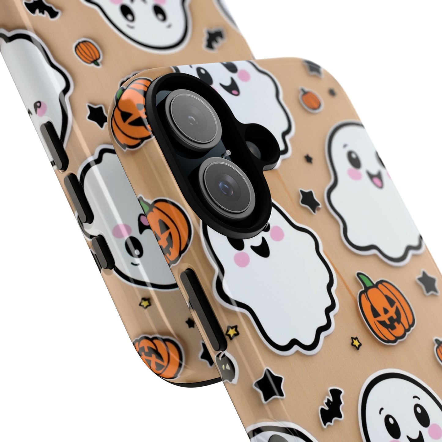 Phone Cases - Cute Ghost Pattern - Halloween Gift for iPhone 16, Samsung, Google Pixel