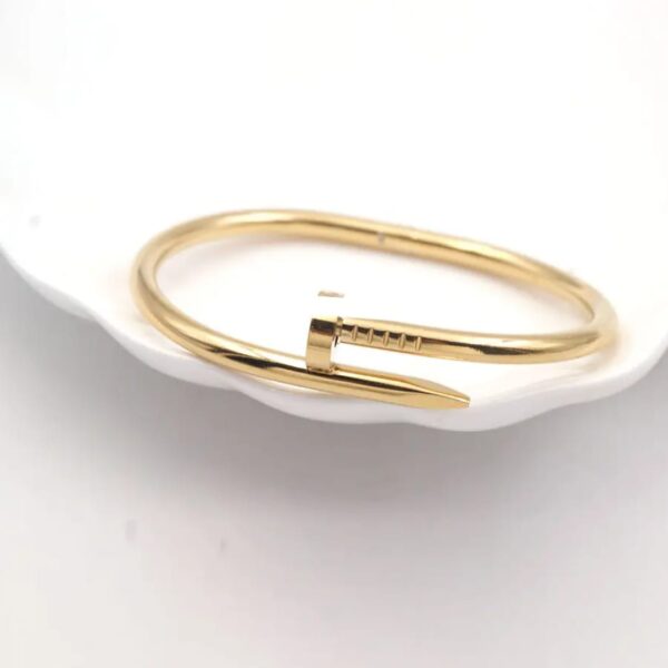 Gold Nail Bracelet / Cuff - Image 4